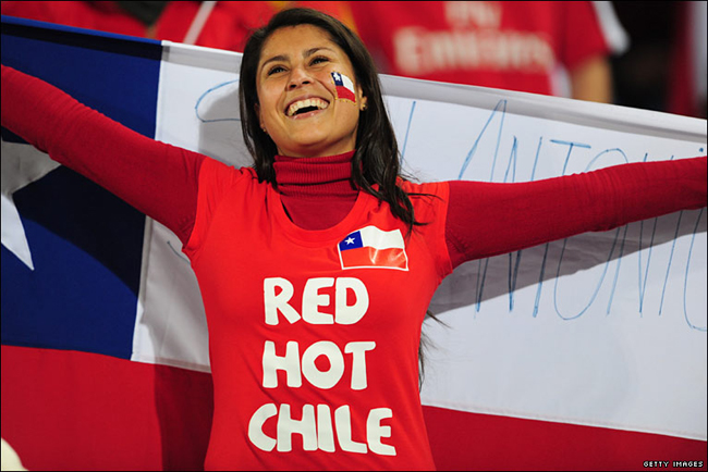 Болельщица сборной Чили, фото 1