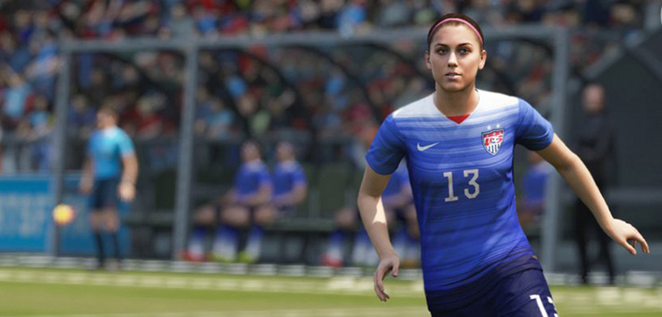 FIFA16: женщины в игре!