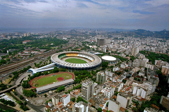 Футбольные стадионы с высоты птичьего полета, Маракана, фото