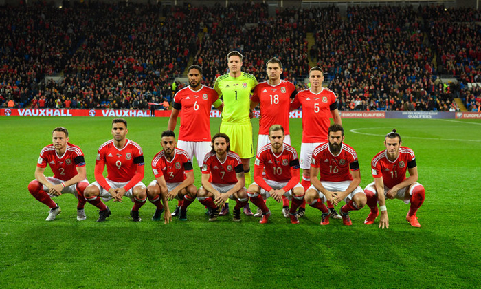Как сборная Уэльса фотографируется перед матчами, фото 1