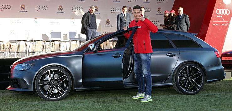 Футболисты Реала пересели на Audi