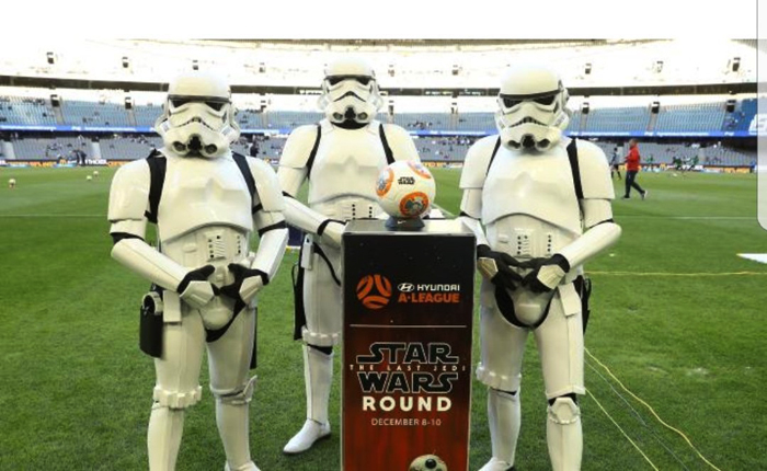 Тур Звездных войн в чемпионате Австралии по футболу, фото