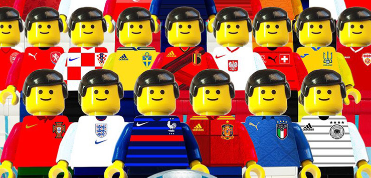 Все участники Евро 2020 в конструкторе Лего