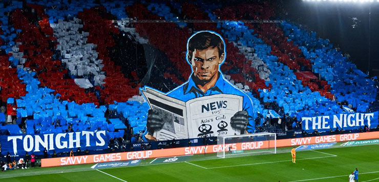 Перформанс с Декстером на матче Аль-Хиляля