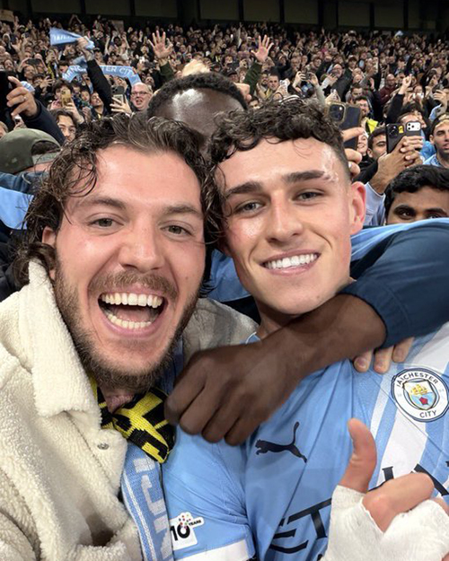 Фоден селфи с фанатом