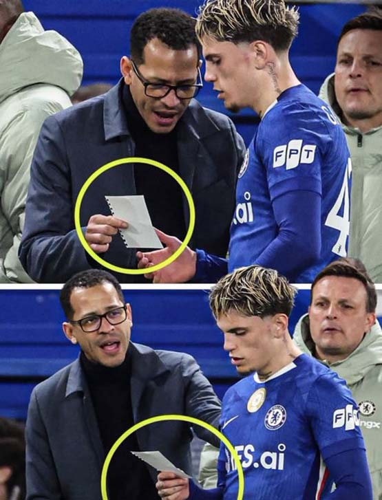 Лиам Росеньор передал записку для Гарначо