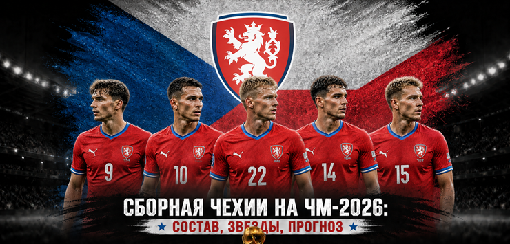 Сборная Чехии на ЧМ-2026: состав, звезды, прогноз