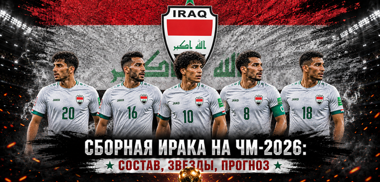 Сборная Ирака на ЧМ-2026: состав, звезды, прогноз