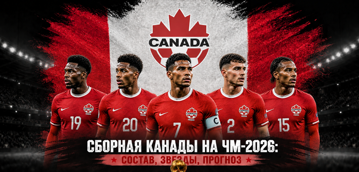 Сборная Канады на ЧМ-2026: состав, звезды, прогноз