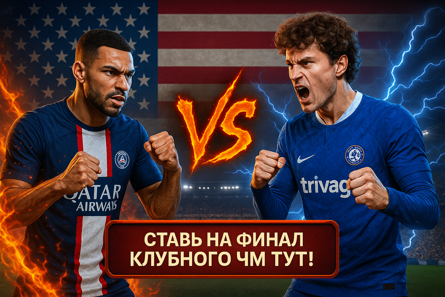 Коэффициенты и ставки на финал Клубного ЧМ Челси ПСЖ 