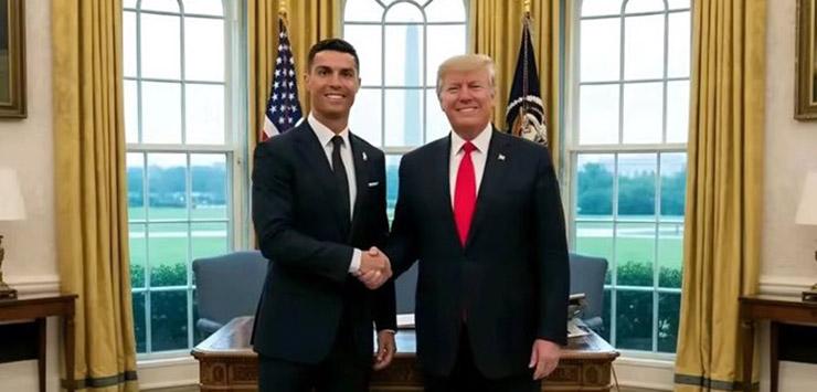 Роналду встретился с Трампом в Белом доме