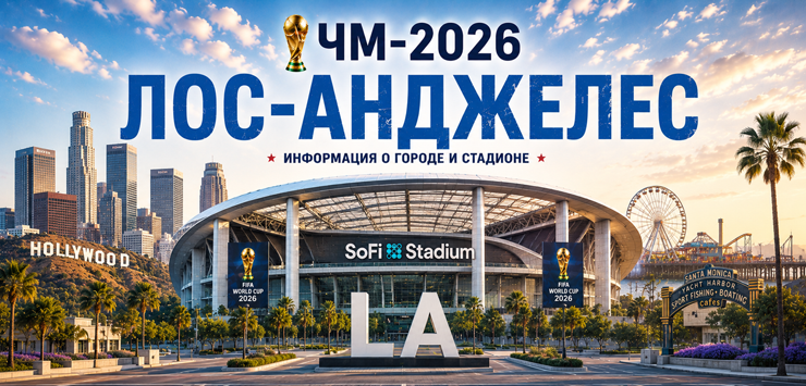 Все города ЧМ-2026: Лос-Анджелес, информация о городе и стадионе