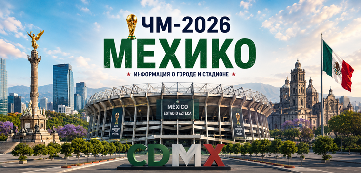 Все города ЧМ-2026: Мехико, информация о городе и стадионе